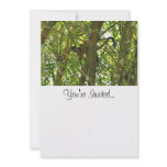 Squirrel Monkey and Baby Photo Custom Invitation