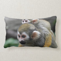 Squirrel Monkey Family Affair Pillows