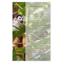 Squirrel Monkey Stationery