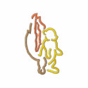 Squirrel Outline embroidered shirts