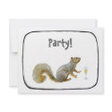 Squirrel Party Invitation