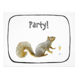 Squirrel Party Invitation invitations