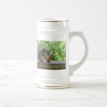 Squirrel Playing Electric Guitar Coffee Mugs