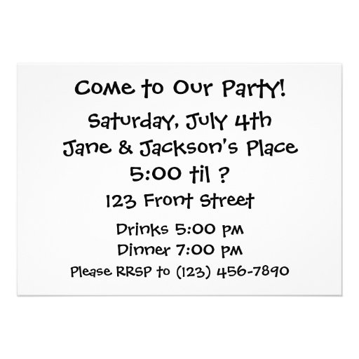 Squirrel Playing Electric Guitar Custom Invitations