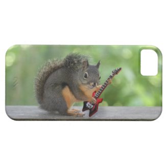 Squirrel Playing Electric Guitar iPhone 5 Cover