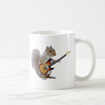 Squirrel Playing Guitar Mug