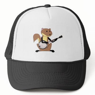 Squirrel Playing the Banjo Hat