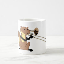 Squirrel Playing the Trombone Mug