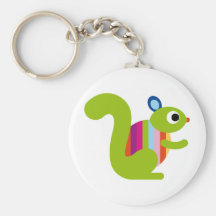 Squirrel Sciuridae Chipmunks Marmots Cute Cartoon Keychains