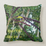 Squirrel Seeze U American MoJo Pillow pillows