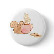 Squirrel Snack Button by pasaiidesignstudio Squirrel Snack Button