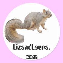 Squirrel sticker