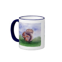 Squirrel Study Mug