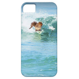 Squirrel Surfer On The Sea iPhone 5 Case