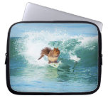 Squirrel Surfer On The Sea Laptop Sleeve