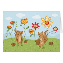 Squirrel Surprise card cards