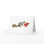 Squirrel with Quince Flowers cards