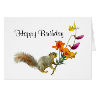 Squirrel Love Cards, Squirrel Love Card Templates, Postage, Invitations 