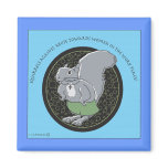 Squirrels Against Abuse Towards Women Magnet