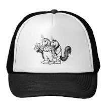 Squirrels and Lettuce Leaves Trucker Hat