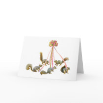 Squirrels Around the Maypole cards