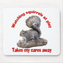 Squirrels at Play mousepads