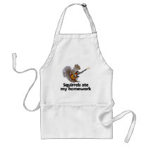 Squirrels ate my homework apron