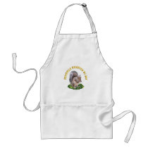 Squirrels Brighten My Day aprons by TLArnold Squirrels Brighten My Day aprons
