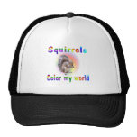 Squirrels Color My World Hat