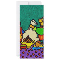 Squirrels  lunch by Piliero rack cards