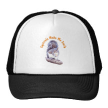 Squirrels Make Me Smile Mesh Hat