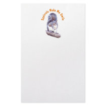 Squirrels Make Me Smile stationery by TLArnold Squirrels Make Me Smile stationery