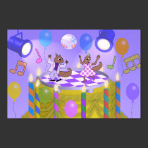 Squirrels on Cake Print posters