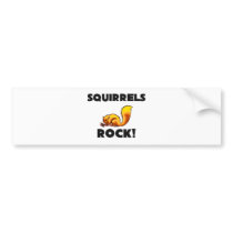Squirrels Rock bumper stickers by AnimalShirts Squirrels Rock bumper stickers