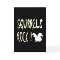 Squirrels Rock! Greeting Card