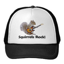 Squirrels Rock! Hats