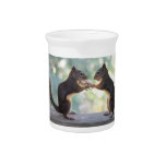 Squirrels Sharing a Peanut Photo Beverage Pitchers