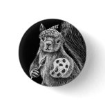 Squirrely Artist v.2 Pinback Buttons