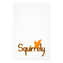 Squirrely Squirrel Stationery