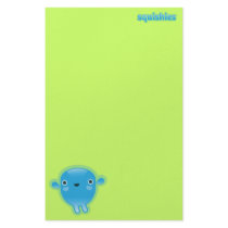 Squishies Blue Woot Stationery