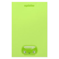 Squishies Green Bloop Stationery