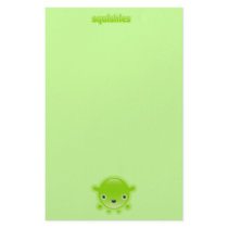 Squishies Green Bubbo Stationery