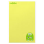 Squishies Green Wassat Stationery