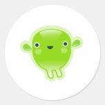 Squishies Green Woot Stickers