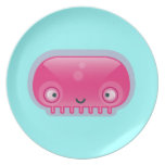 Squishies Pink Bloop Plate