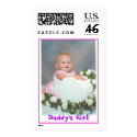 Squishy on Pillar, Daddy's Girl! postage