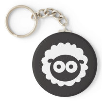 Squishy Sheep Key Chain