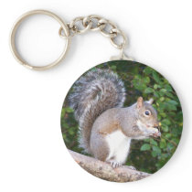 Squrrel Eating Bread keychains