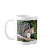Squrrel Eating Bread Coffee Mug