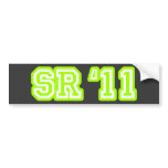 SR11 LIME bumper stickers
